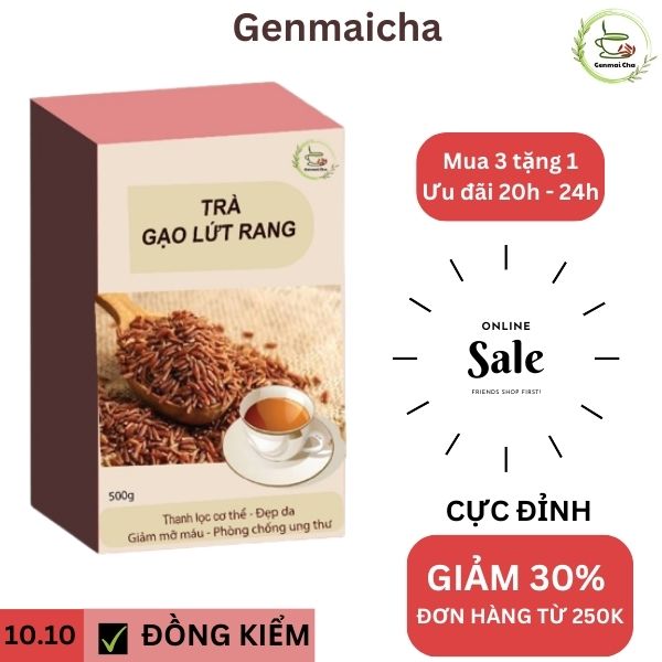 Trà gạo lứt rang