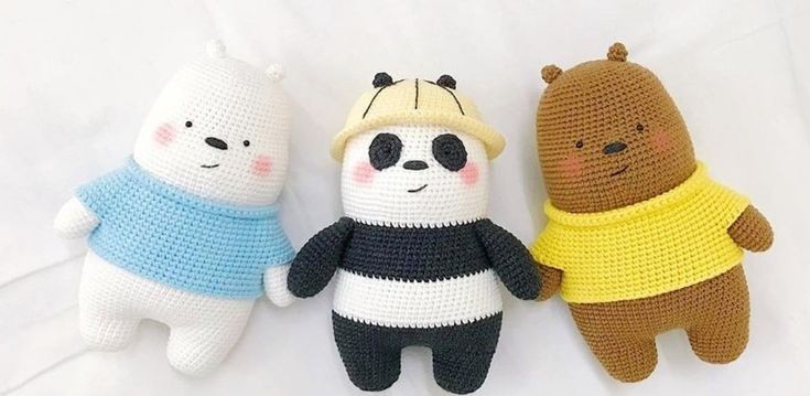 Gấu Bông Len Handmade [Set Tự Làm có video hướng ]_Xì Trum Handmade