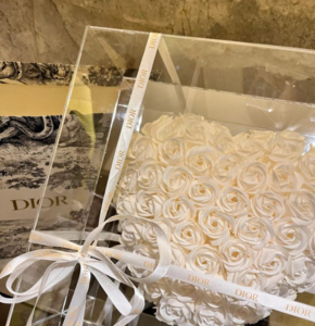 Hộp hoa sáp trái tim