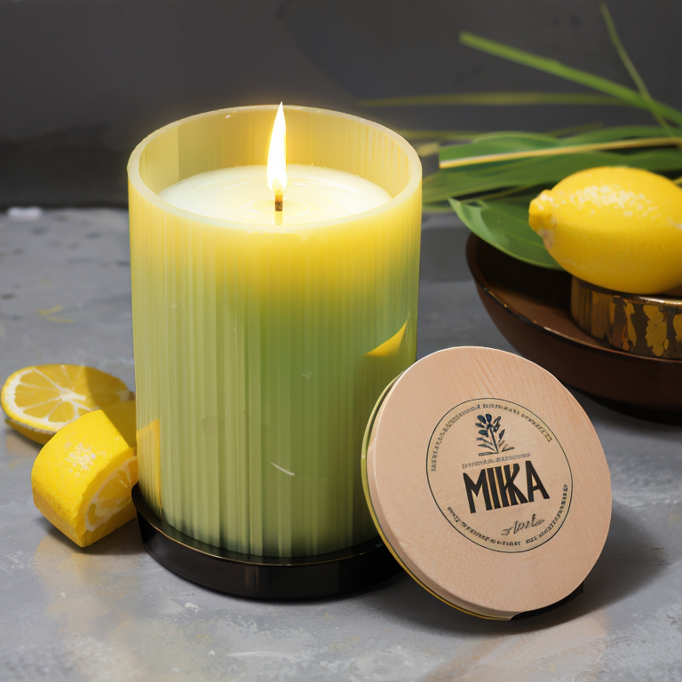 Nến thơm Lemon Grass MiKa Candle