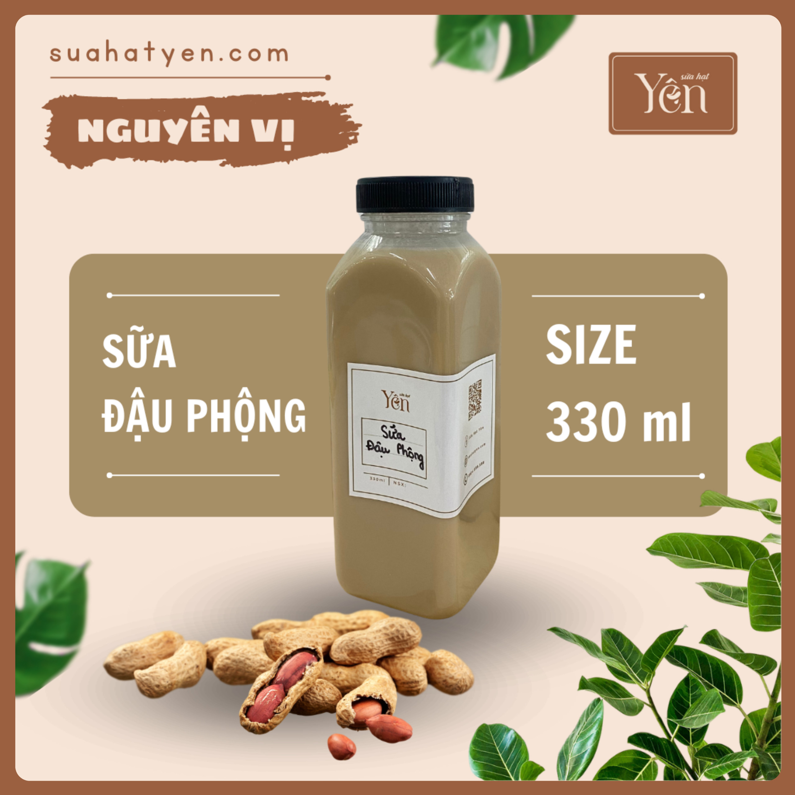 Sữa Đậu Phộng Nguyên Vị