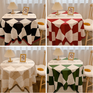 Khăn trải bàn caro