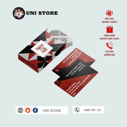 Bài Thách Hay Thật - Board Game Việt Nam - 52 Thẻ