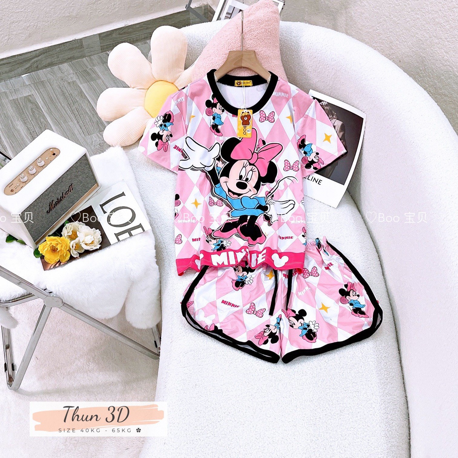 MICKEY D406 – BỘ THUN 3D