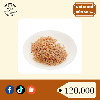 Ruốc khô( tép khô) đặc sản Bình Định - Khô Xứ Nẫu - loại 250gr