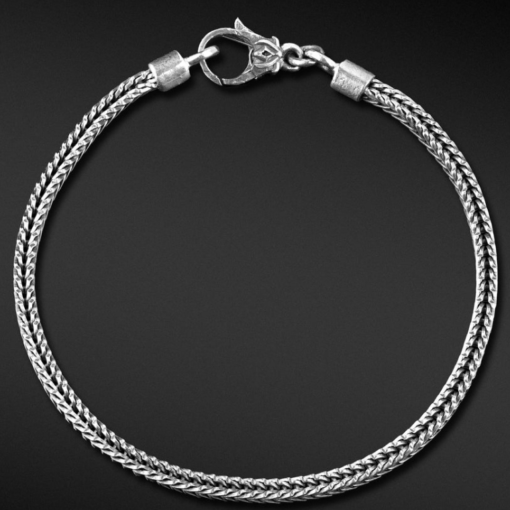 Vòng tay bạc nam, nữ TrueChic Eden x Lotus Helios Original S925