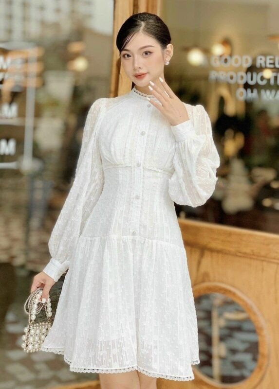 Đầm Ren Tiểu Thư Vintage
