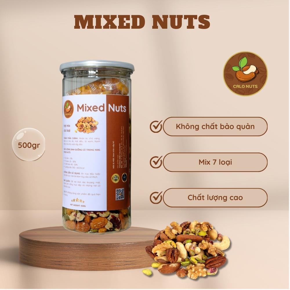 Mixed nuts 7 loại hạt 500g