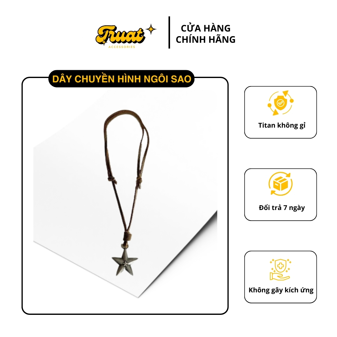 Phụ kiện nữ dây chuyền hình ngôi sao