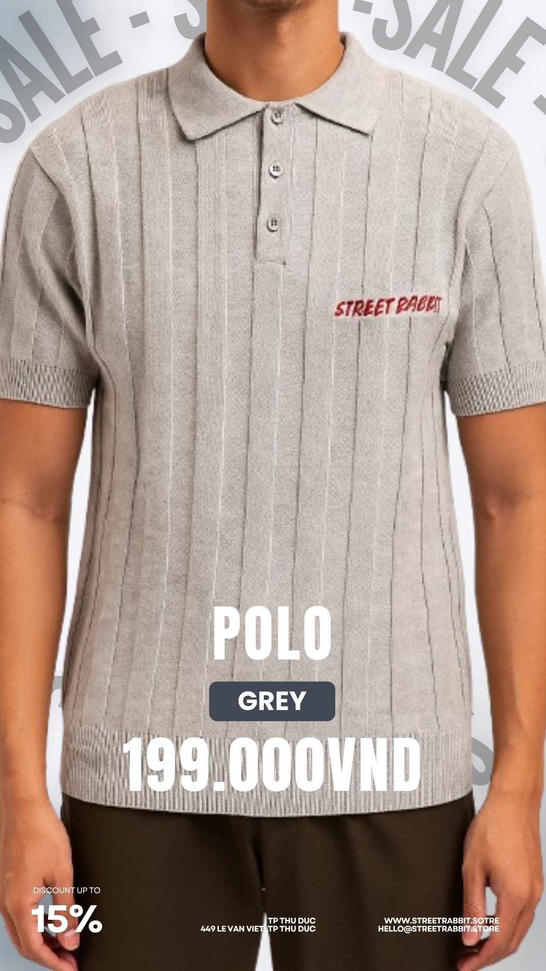 Street Rabbit: Bunny Badge Polo