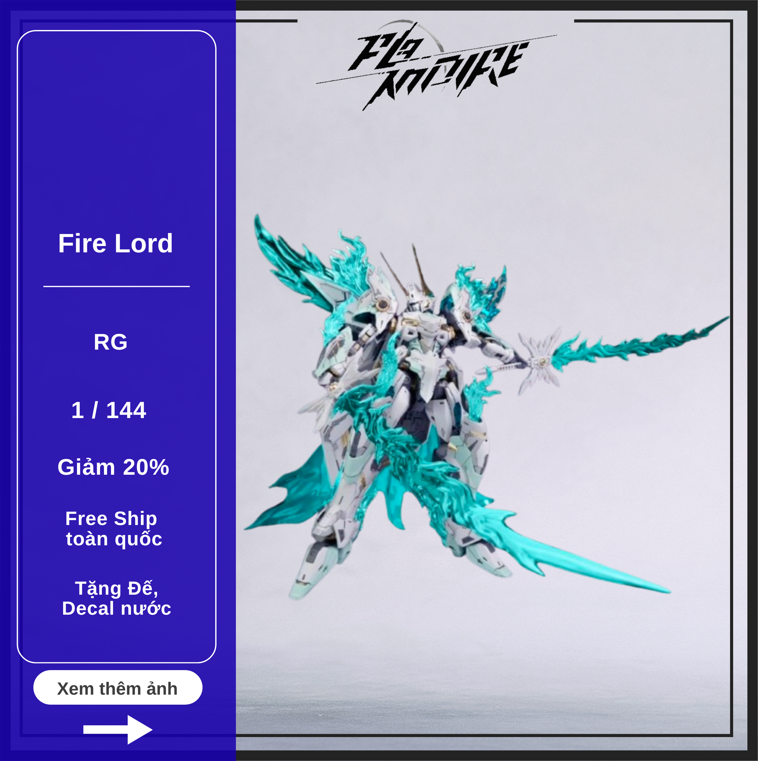 Mô hình Fire Lord (Kèm Base + Effect lửa) – Mô hình chính hãng SNAA