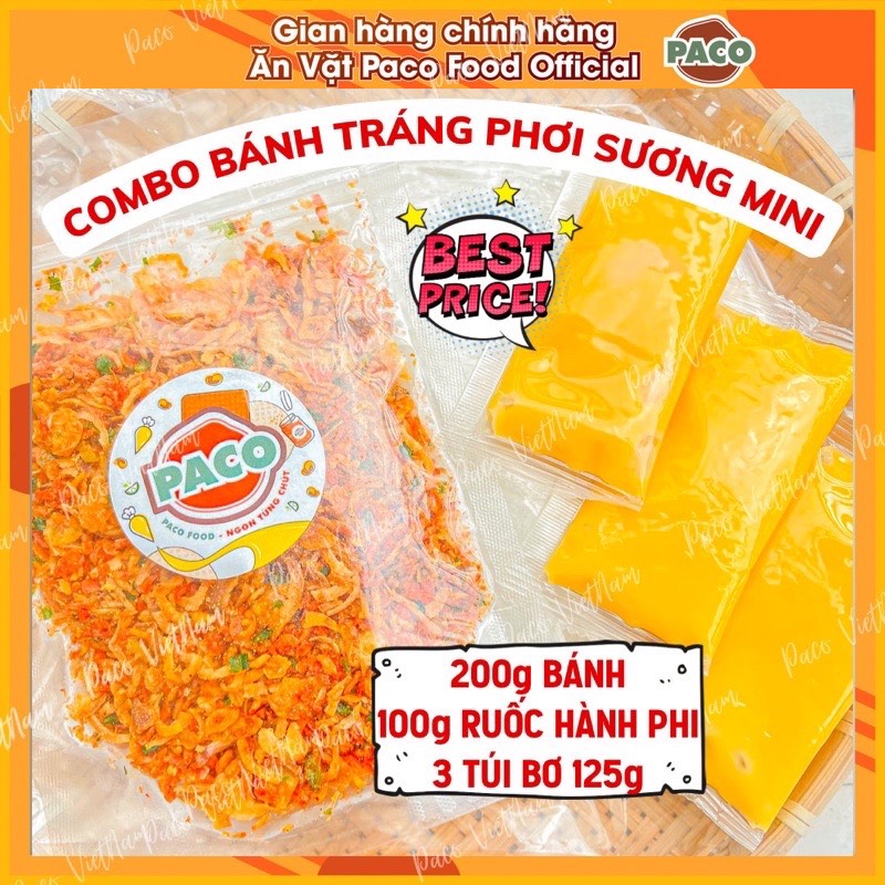 Combo Bánh Tráng Phơi Sương Mini