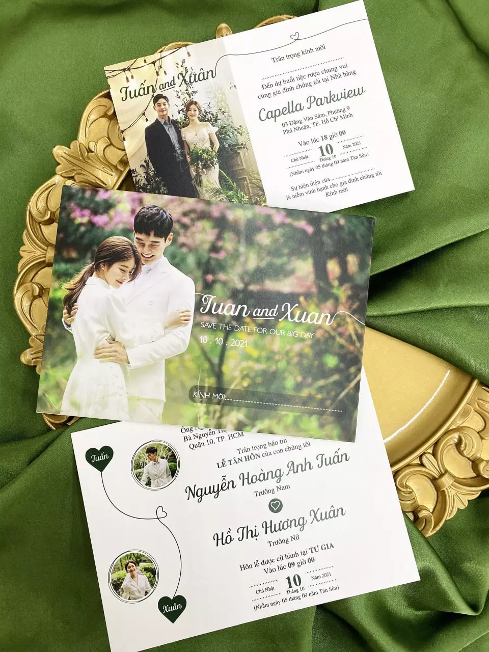 Thiệp cưới in ảnh cao cấp – DD7