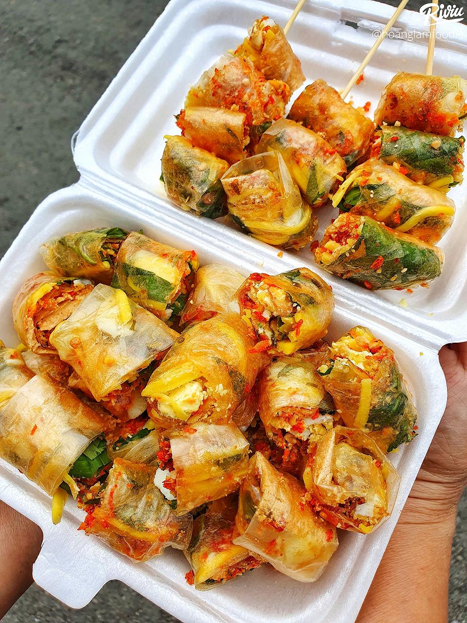 Bánh tráng cuộn bơ