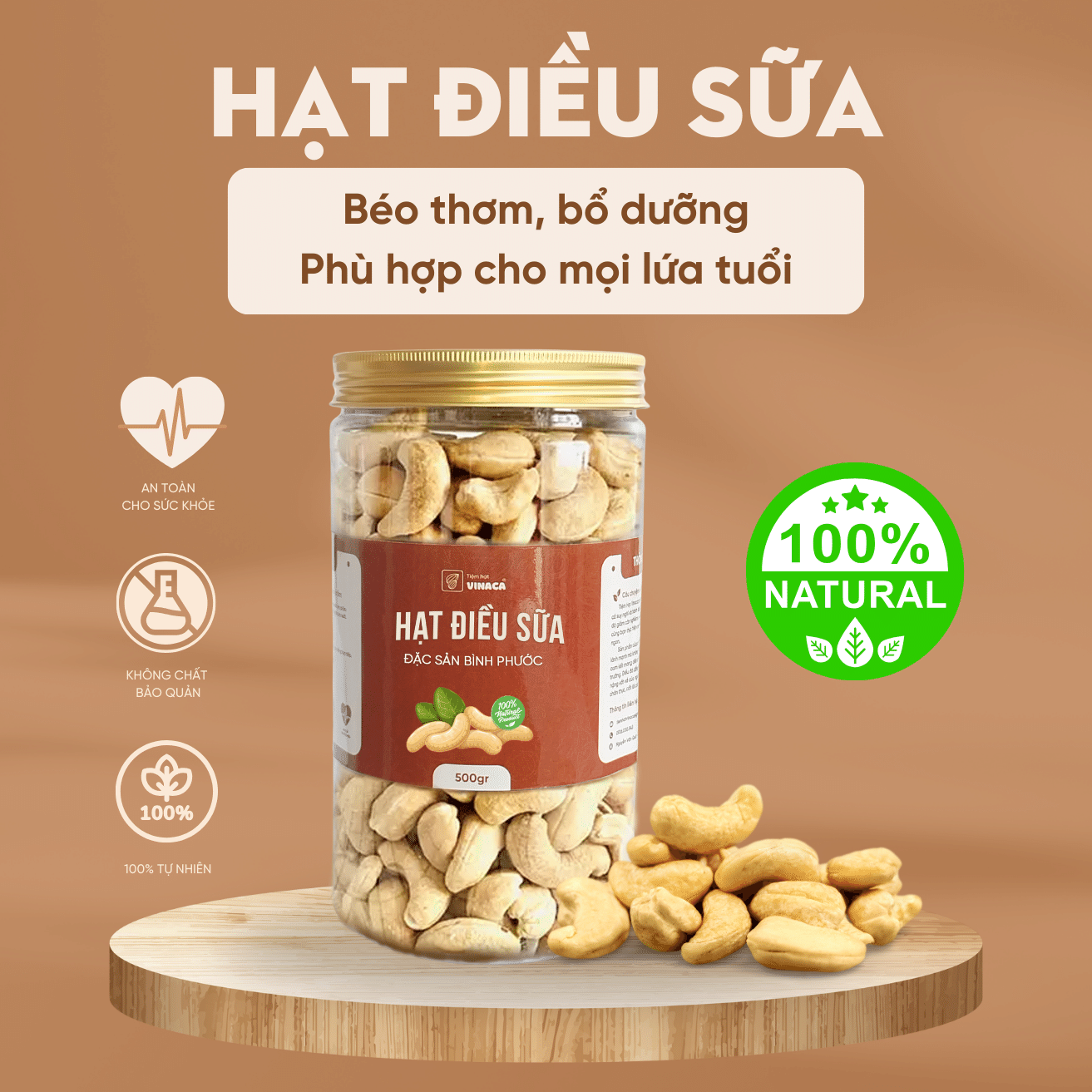 Hạt điều sữa (nấu sữa hạt)