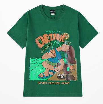 Áo phông tay ngắn Drink