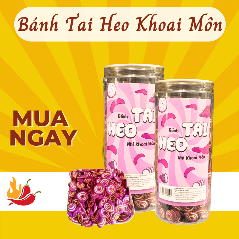 Bánh tai heo khoai môn