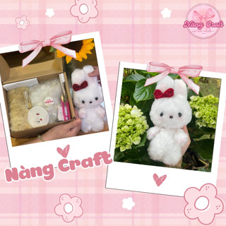 Set làm gấu bông nơ handmade_Nang Craft