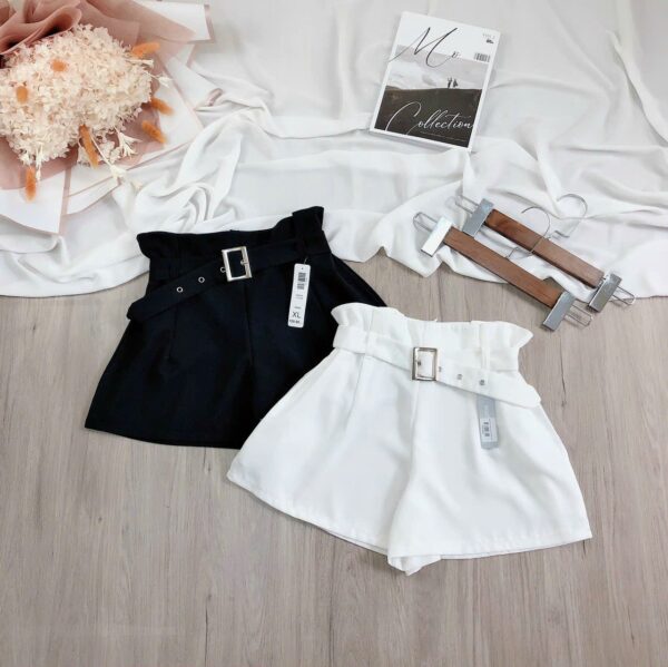 Quần short nữ phong cách Hàn Quốc có kèm dây nịt U.T