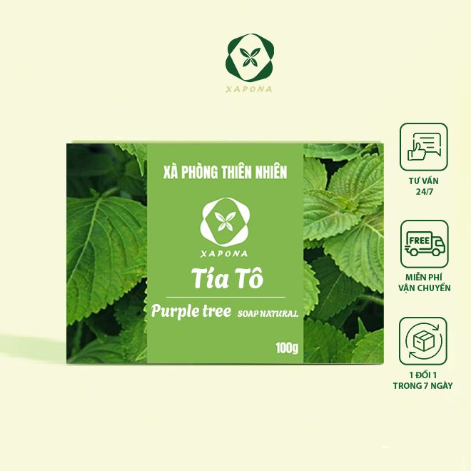 Xà Phòng Tía Tô