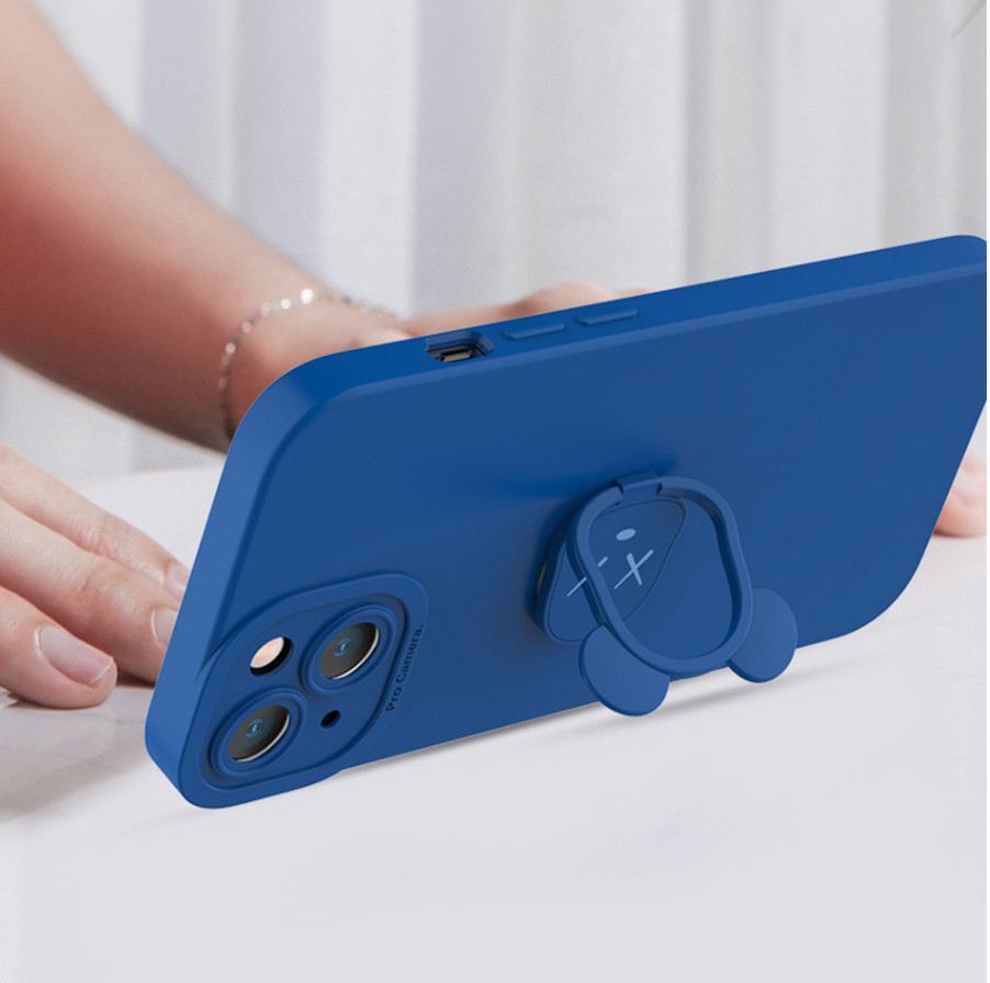 Ốp Điện Thoại TPU Hình Gấu 3D Cho Oppo A53 A52 A72 A92 A33 A53S A32 A11S A54 A55 A16 A16S A54S A74 F19 F19S A95 A91 F15 RENO 3