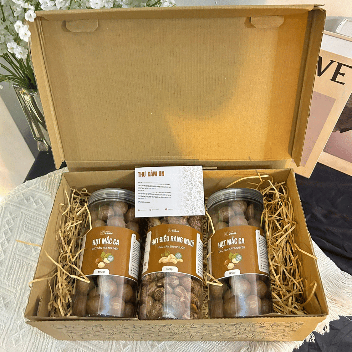 Combo vẹn toàn Combo 2 macca + 1 điều rang muối