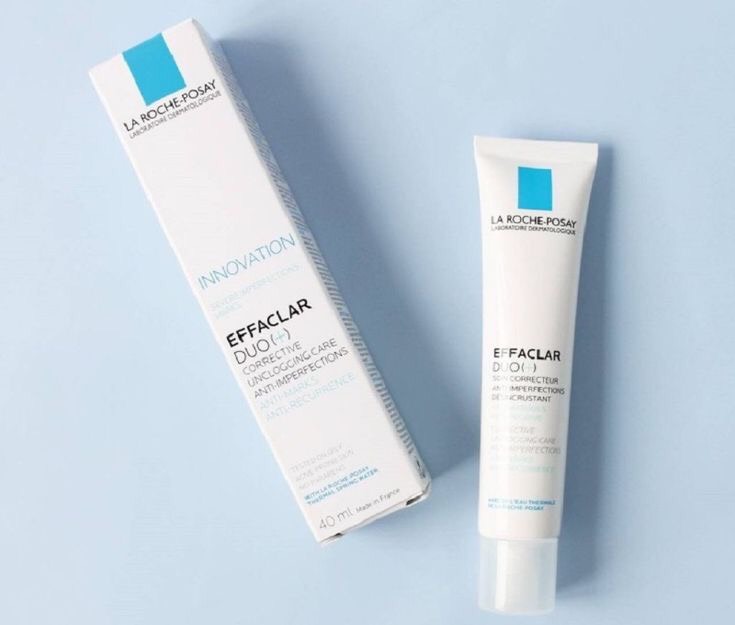Kem giảm mụn ngăn ngừa vết thâm & mụn tái phát La Roche-Posay Effaclar Duo+ 15ml