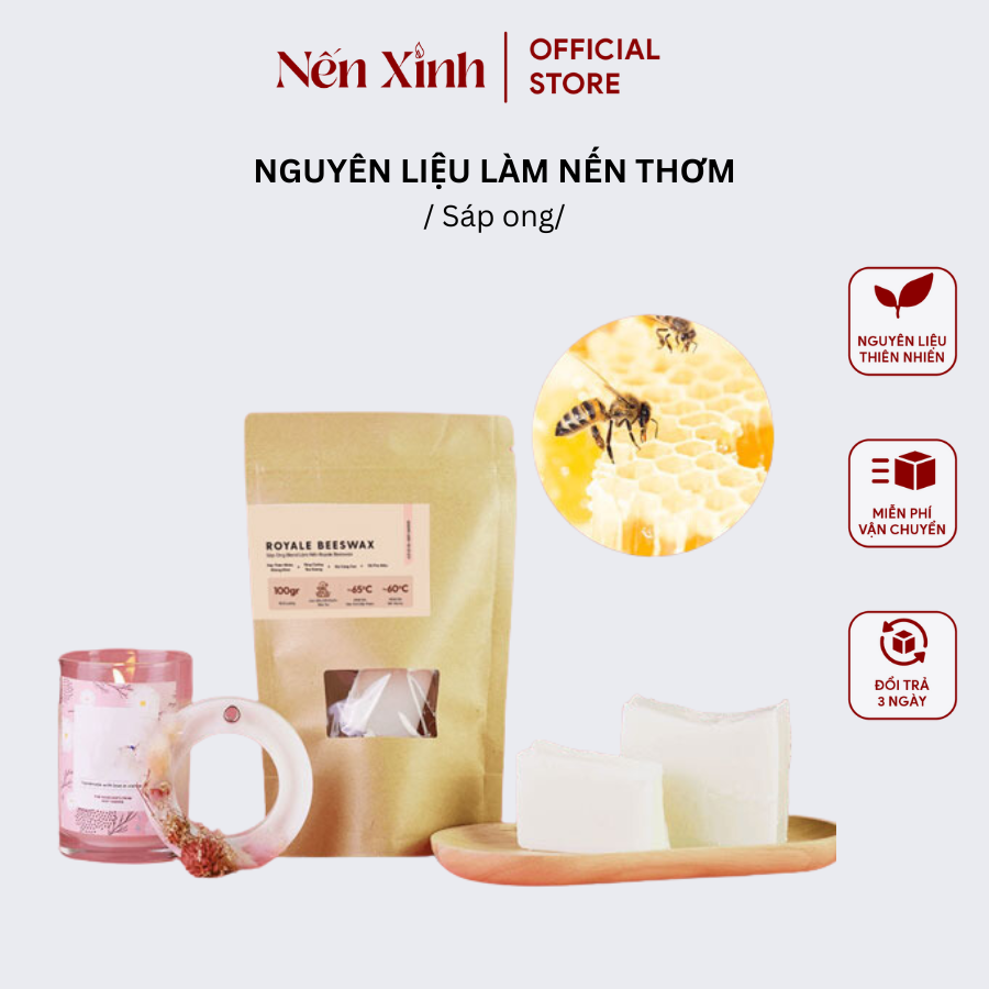 Sáp ong làm nến thơm