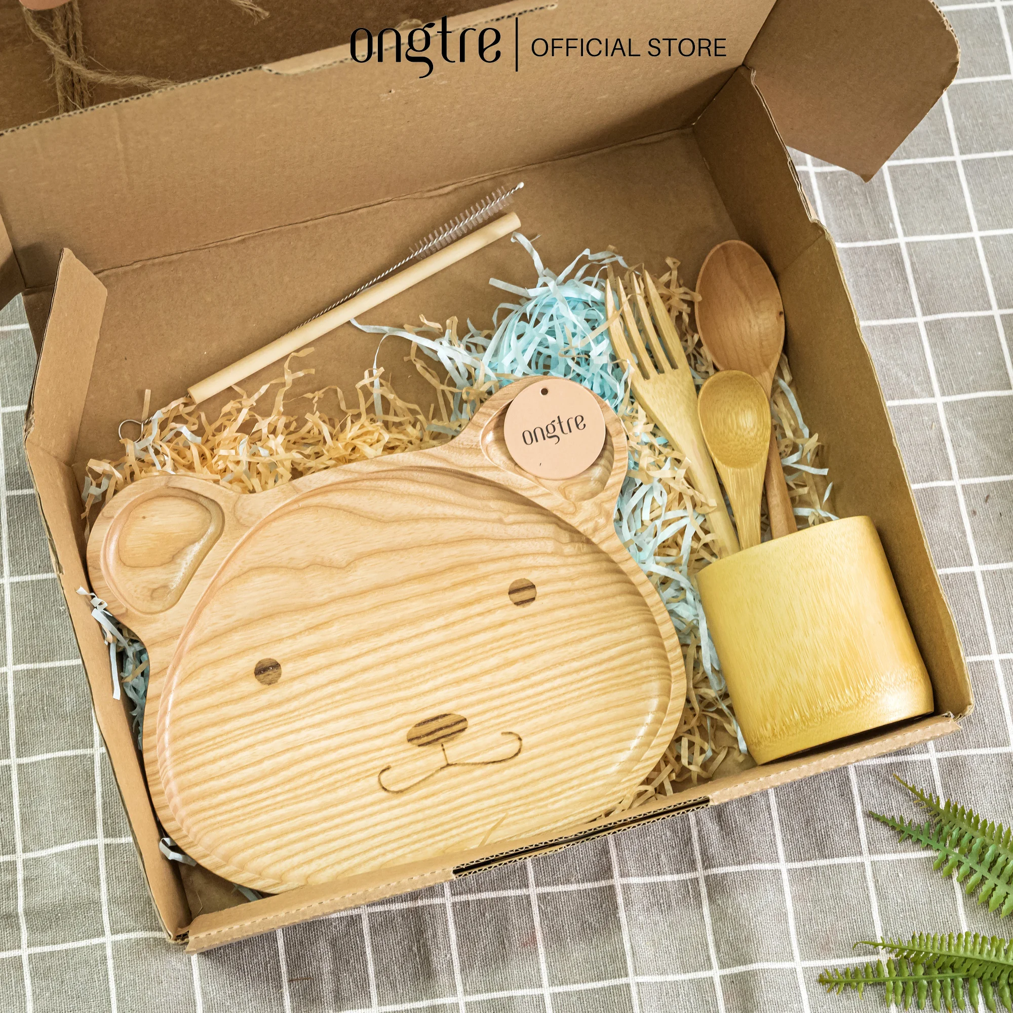 Khay gỗ ăn dặm cho bé ngộ nghĩnh đáng yêu bằng gỗ xu hướng của các bà mẹ Hàn Quốc và Nhật Bản