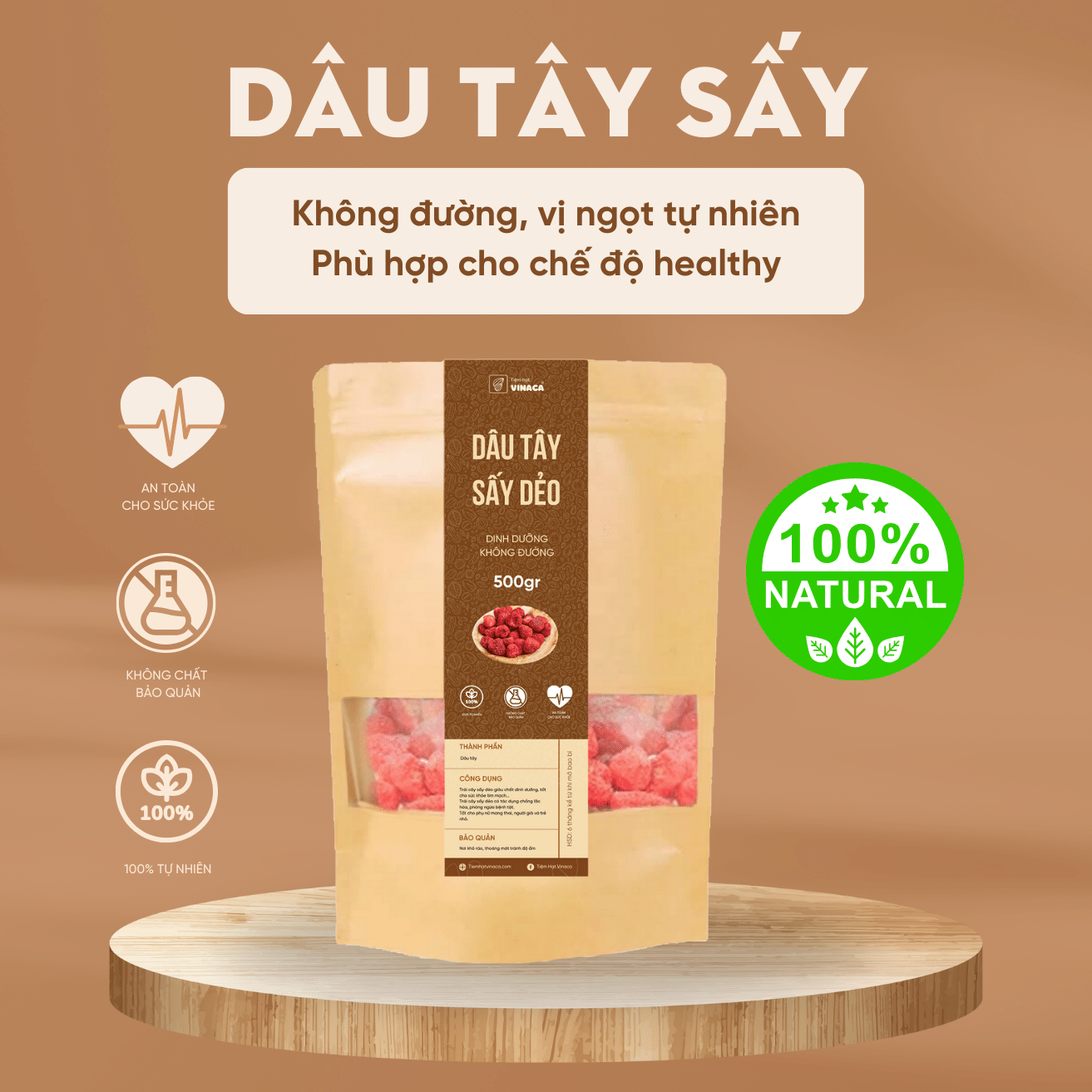Dâu tây sấy dẻo