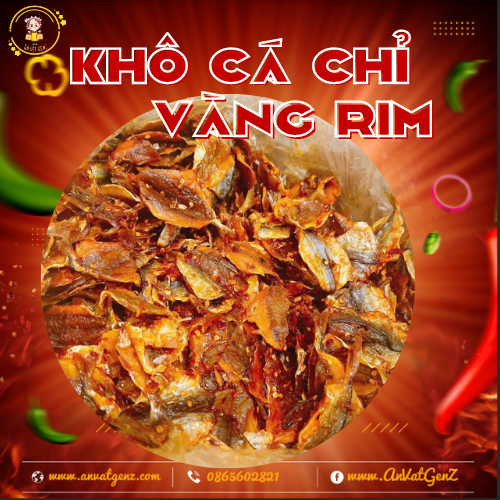 Khô Cá Chỉ Vàng Rim