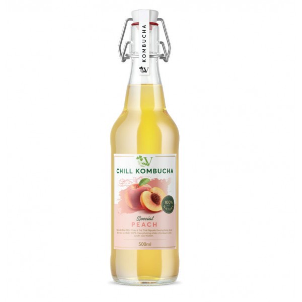 Trà Kombucha Vị Đào