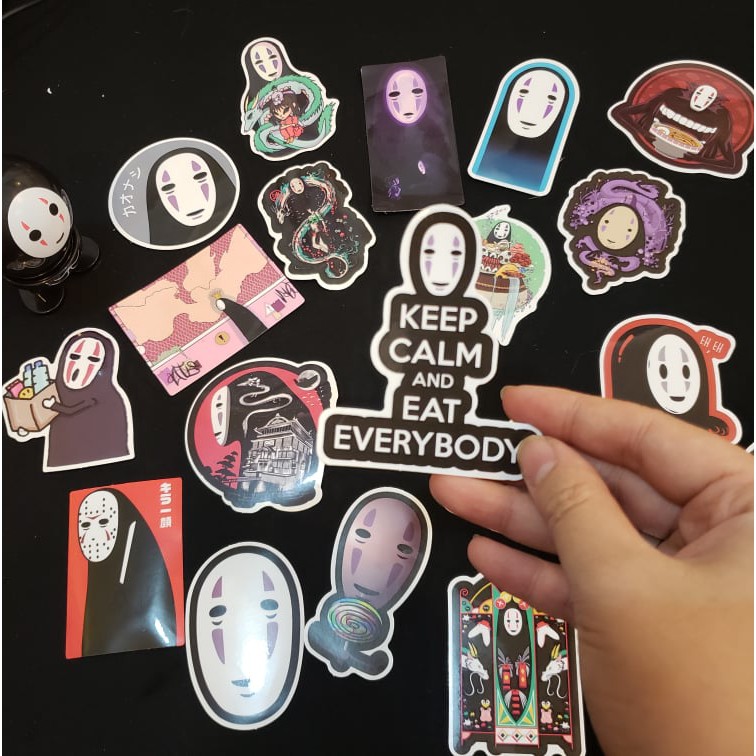 40 Sticker Dán PVC Chống Nước Vô Diện Siêu Kute