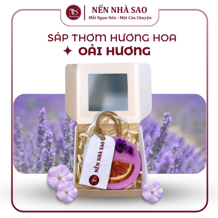 Sáp Thơm Phòng Hoa Khô Lavender