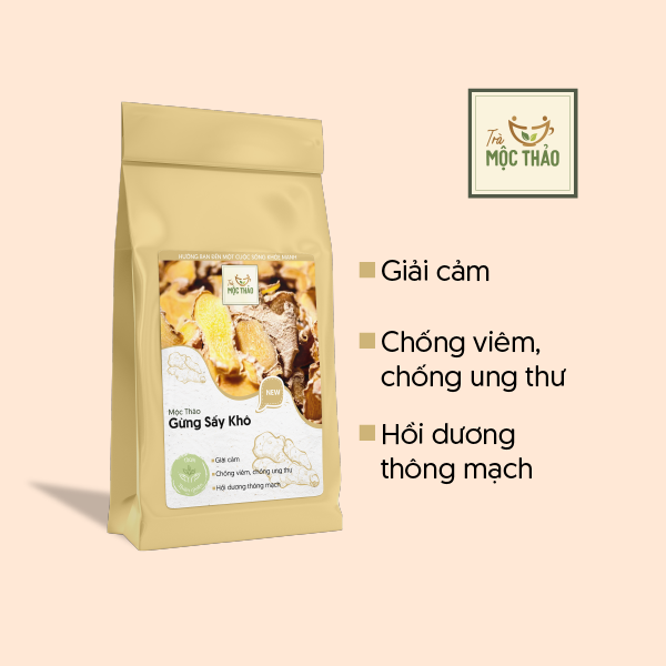 GỪNG LÁT SẤY KHÔ – VỊ CAY, TÍNH ÔN XÔNG GIẢI CẢM, CHỐNG VIÊM