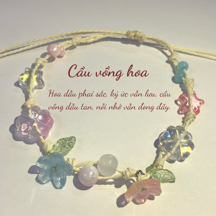 CẦU VỒNG HOA - VÒNG TAY HANDMADE