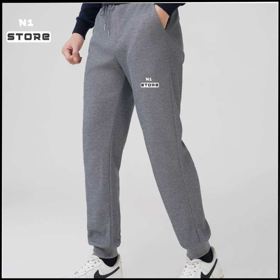 Quần Jean Nam Kiểu Dáng Jogger Bo chun 2 màu chất bò màu xám đen co dãn trẻ trung hottrend 2022