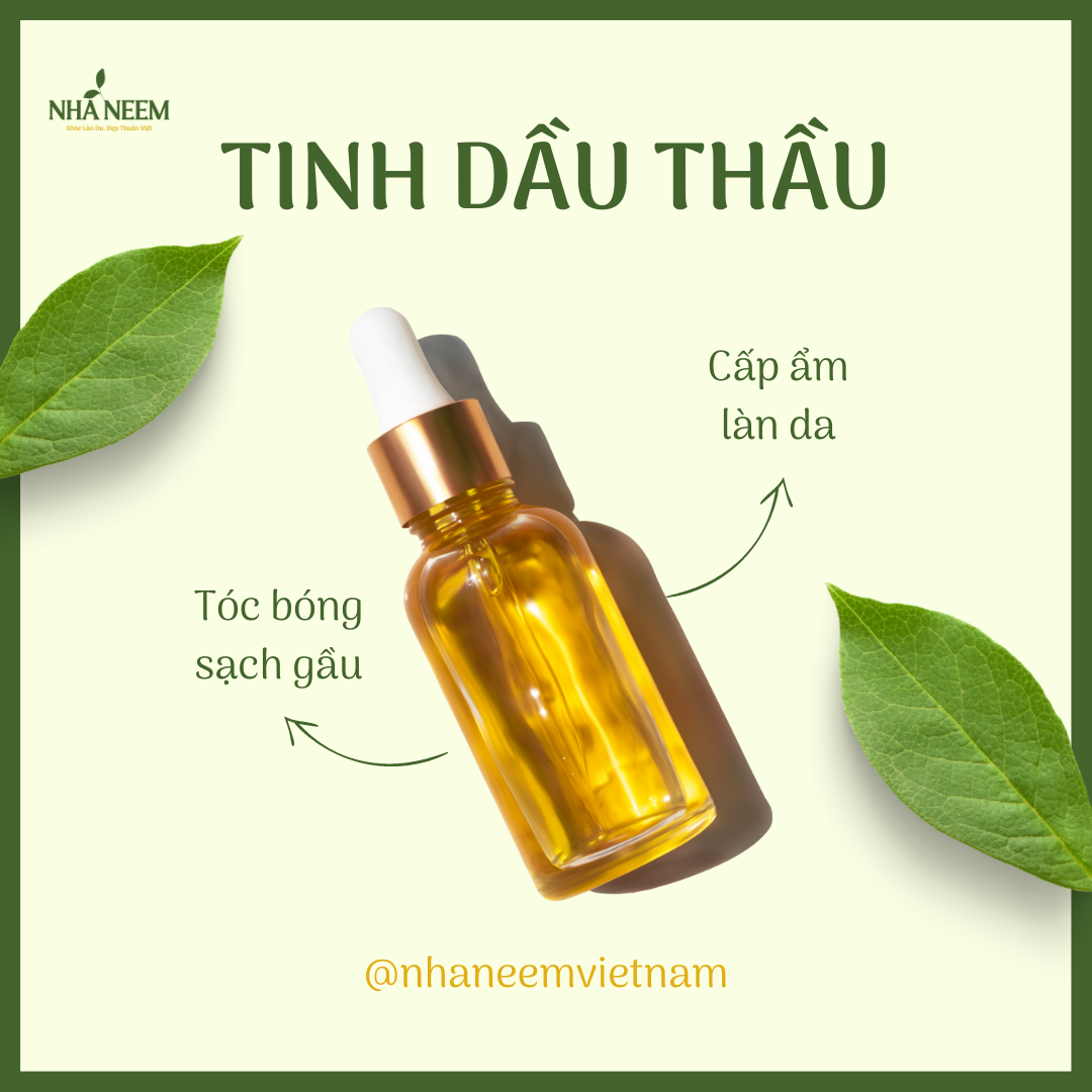 Tinh chất Dầu thầu dầu Nhà Neem dưỡng ẩm cho làn da [ 10ml ]