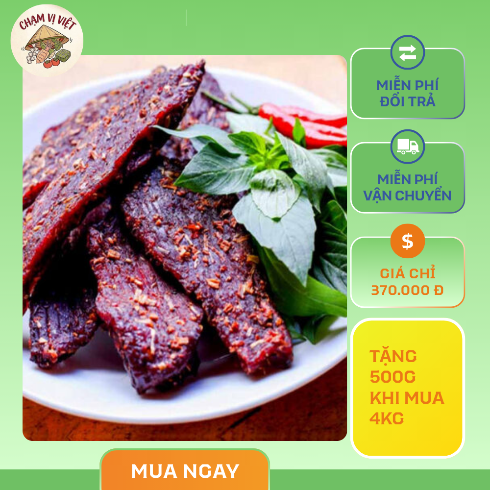 Khô bò Chạm Việt- Nhà Làm