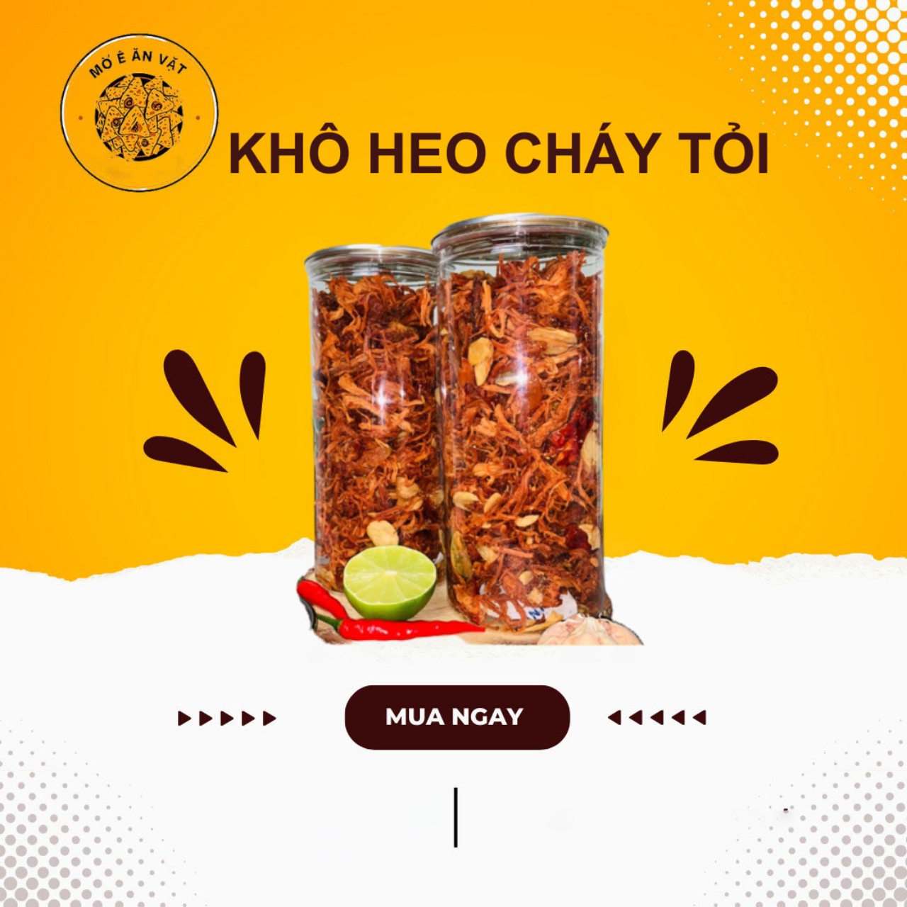 Khô Heo Cháy Tỏi