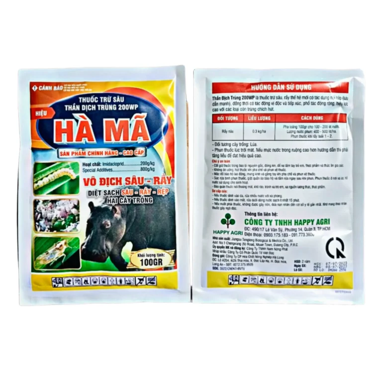 THUỐC TRỪ SÂU THẦN DỊCH TRÙNG 200WP – HIỆU HÀ MÃ