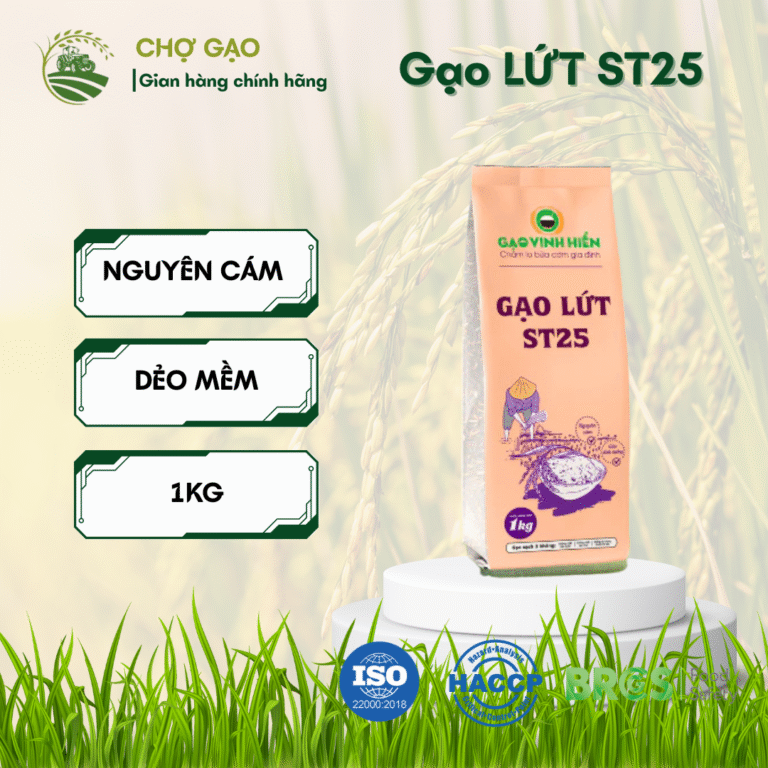 Gạo Lứt ST25 1kg