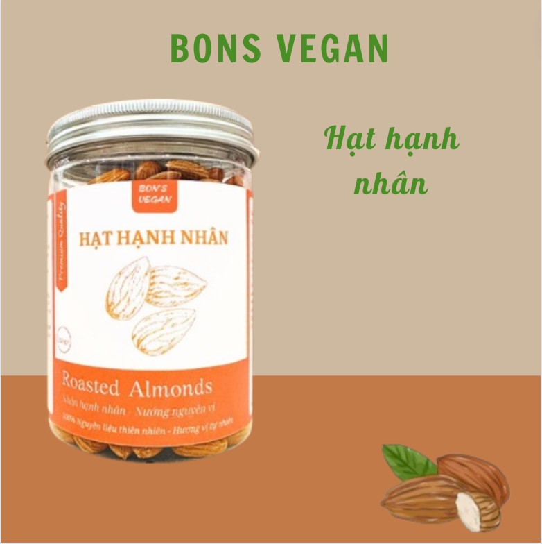 HẠT HẠNH NHÂN NHẬP KHẨU HỘP 320gr