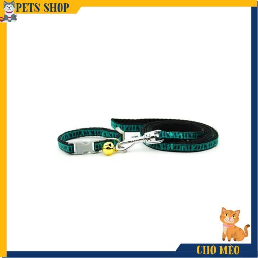 Vòng cổ chó mèo kèm dây dắt cỡ mini HAND IN HAND