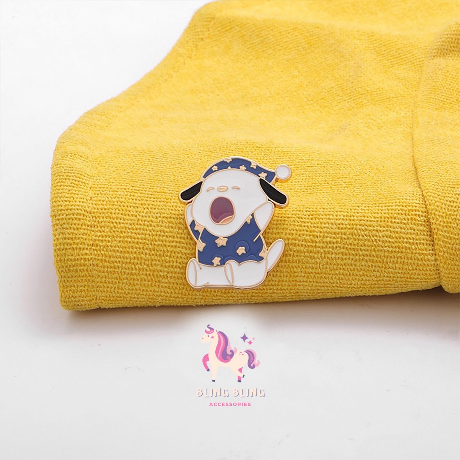 Huy hiệu pin Cute dog star shirt – Mix