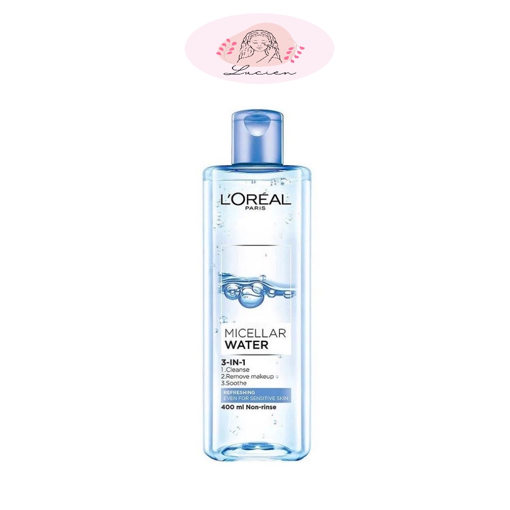 Nước Tẩy Trang L'Oreal 3 In 1 Micellar Làm Tươi Mát Da