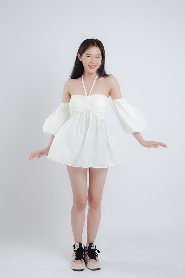 Áo kiểu trễ vai dấu quần RB 053