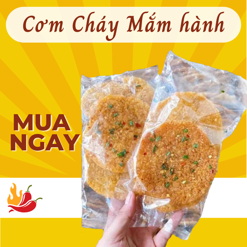 Cơm cháy mắm hành