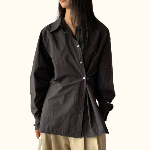 Sơ Mi Kiểu Ba Cúc Dài Tay | Unnie Sơ Mi