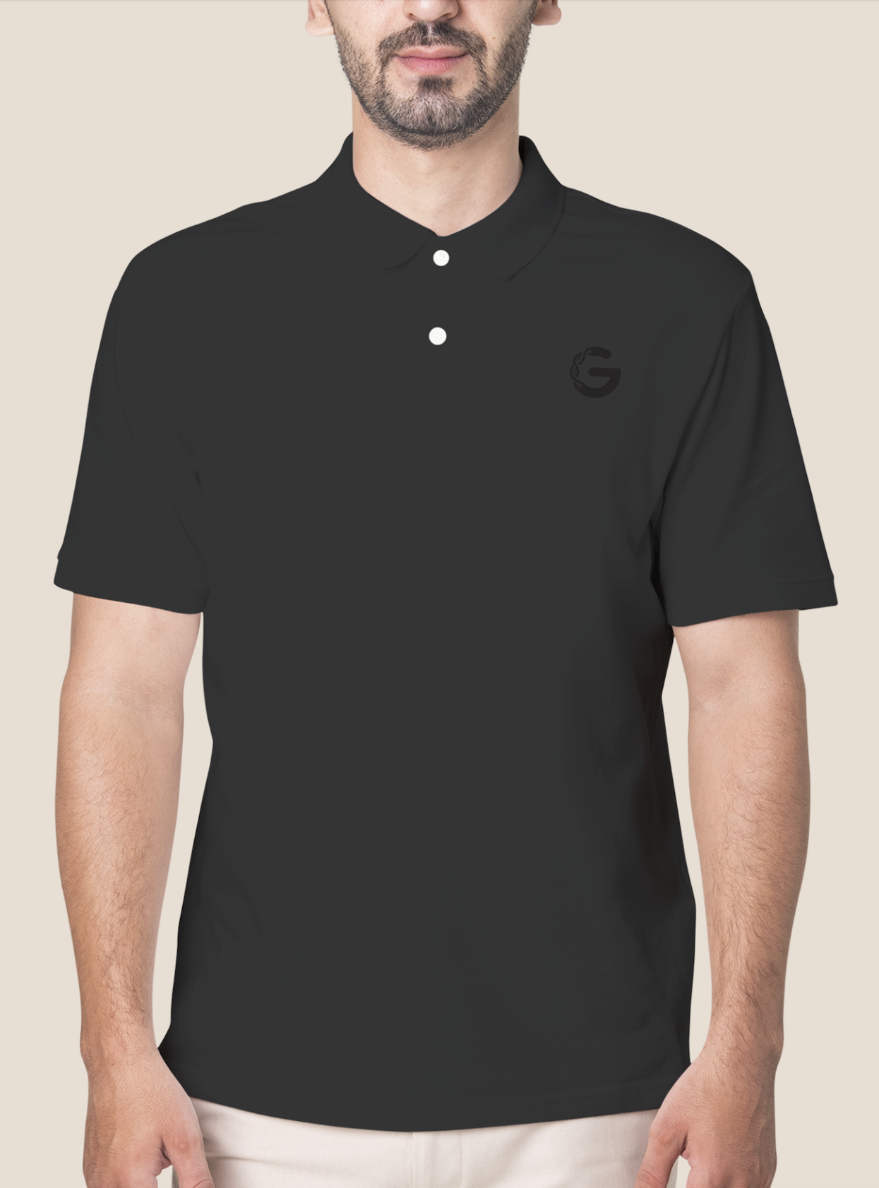 Áo Thun Có Cổ Nam Basic G Logo (T000202)